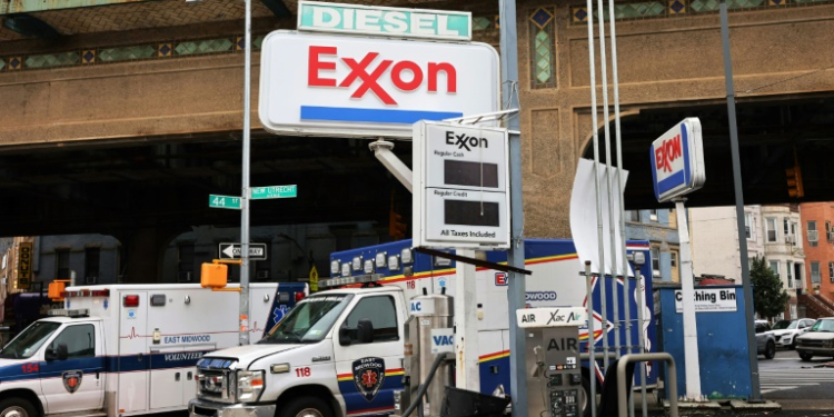 ExxonMobil's aggressive posture towards climate activists has drawn criticism from Norway's sovereign wealth fund and others. ©AFP