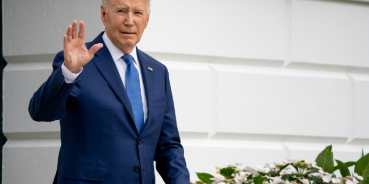 US President Joe Biden -- pictured on the South Lawn of the White House on May 8, 2024 -- has authorized $400 million in new military aid for Ukraine. ©AFP