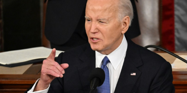 US President Joe Biden will  deliver the keynote address at the US Holocaust Memorial Museum's annual Days of Remembrance ceremony at the US Capitol. ©AFP