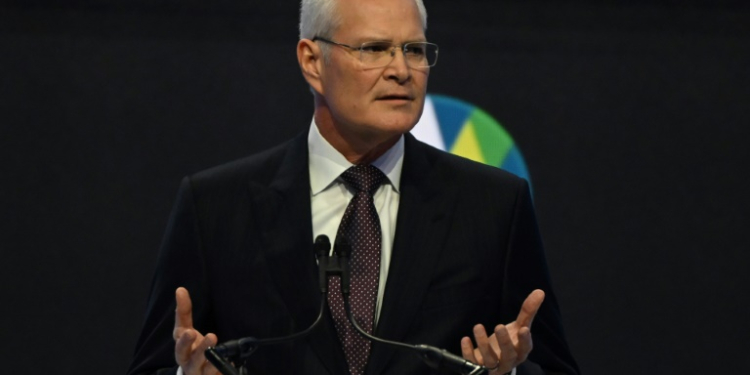 ExxonMobil CEO, Darren Woods accused climate activists of abusing the shareholder proposal system. ©AFP