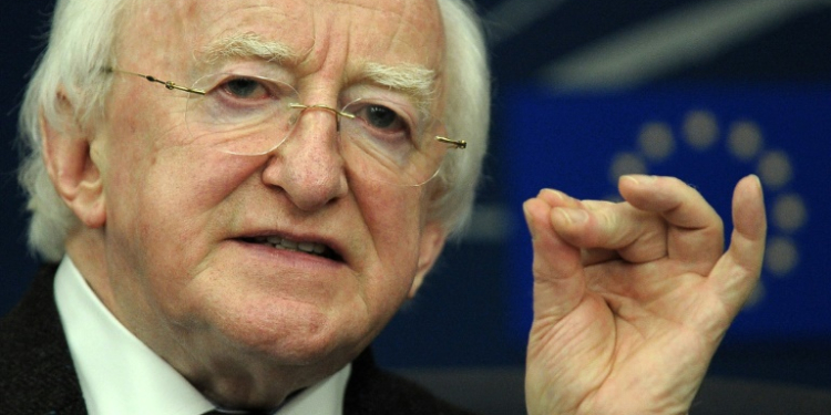 Irish President Michael D. Higgins criticised new UK legislation on the Troubles. ©AFP