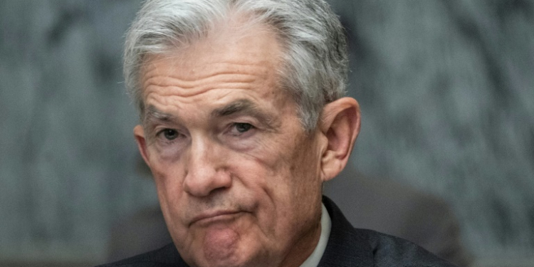 Federal Reserve chair Jerome Powell said his confidence that inflation would return to the levels seen last year had declined. ©AFP