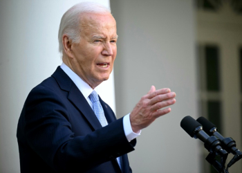 US President Joe Biden speaks at a celebration for Jewish American Heritage Month at the Rose Garden of the White House in Washington, DC on May 20, 2024. ©AFP