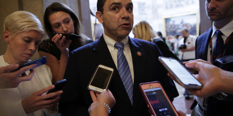 US Rep. Henry Cuellar, pictured at the US Capitol in 2019, could face a long prison term if convicted / ©AFP