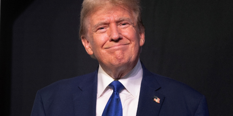 Republican presidential candidate Donald Trump, photographed at a Minnesota Republican party dinner on May 17, 2024 in St. Paul, Minnesota / ©AFP