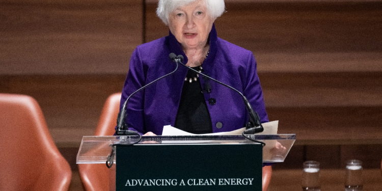 Top officials including Treasury Secretary Janet Yellen laid out the government's first broad guidelines for high-integrity carbon markets, aimed at dispelling distrust in a system panned by critics as greenwashing / ©AFP