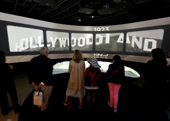 'Hollywoodland: Jewish Founders and the Making of a Movie Capital' traces the origins of the movie studio system in America's center of filmmaking. ©AFP