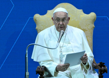 Pope Francis is seen in Rome on May 10, 2024. ©AFP