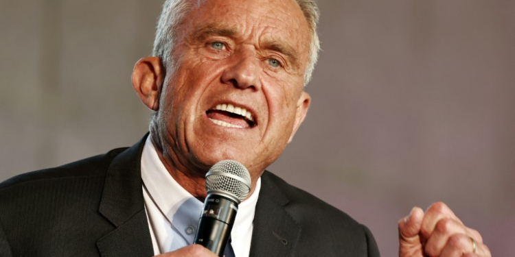 Independent presidential candidate Robert F. Kennedy Jr has suffered from a variety of ailments. ©AFP