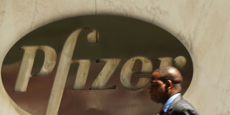 Pfizer is steering investment to oncology and other drug areas to offset diminished sales in Covid-19 products. ©AFP