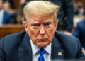 Former president Donald Trump was convicted in the New York hush money case, the only one facing him likely to come to trial before the November election / ©AFP