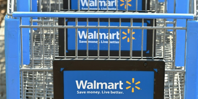 Walmart said profits were up thanks to more purchases from wealthier consumers and improved e-commerce sales. ©AFP