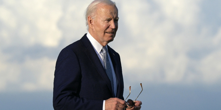 US President Joe Biden, pictured on June 13, 2024, has faced increased scrutiny over his age / ©AFP