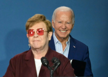 Elton John and Joe Biden spoke at the inaguration of a historic site celebrating the 1969 'Stonewall riots'. ©AFP