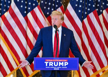 Donald Trump speaks during a press conference in New York on May 31, 2024 after being found guilty of falsifying business records / ©AFP