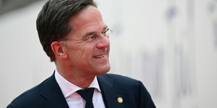 Outgoing Dutch Prime Minister will take over as NATO head from October. ©AFP