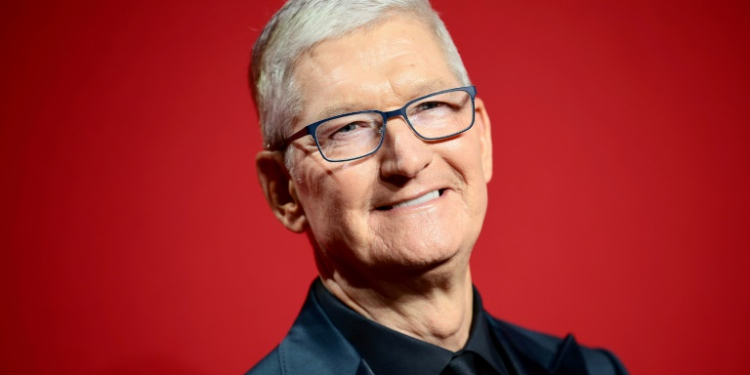 Apple chief executive Tim Cook has called generative AI a 'key opportunity' across the iPhone-maker's line of products. ©AFP