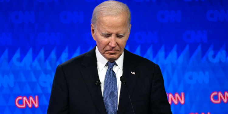 US President Joe Biden has been a political powerhouse for decades, but after a widely panned debate performance, members of his Democratic Party are mulling options ahead of the 2024 election / ©AFP