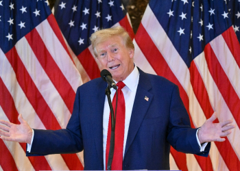 Former US president and current Republican White House hopeful Donald Trump says if he is jailed after his historic criminal conviction, it could be a 'breaking point' for his supporters / ©AFP