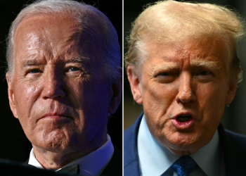 Joe Biden (left) and Donald Trump have not debated since the last election cycle in 2020 / ©AFP