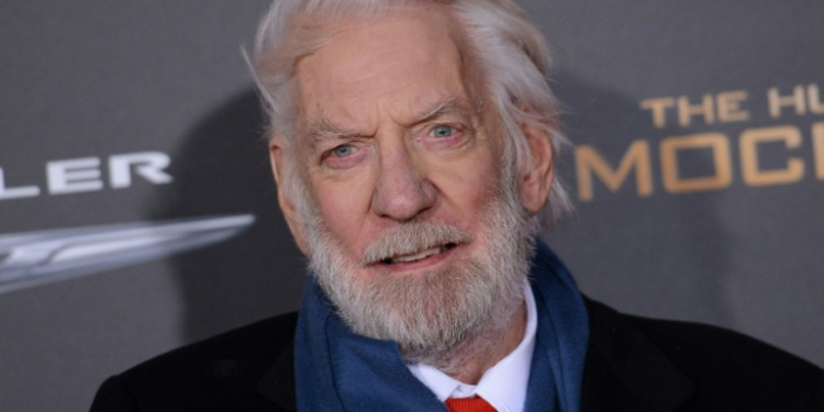 Canadian actor Donald Sutherland has died at the age of 88, his son announced. ©AFP