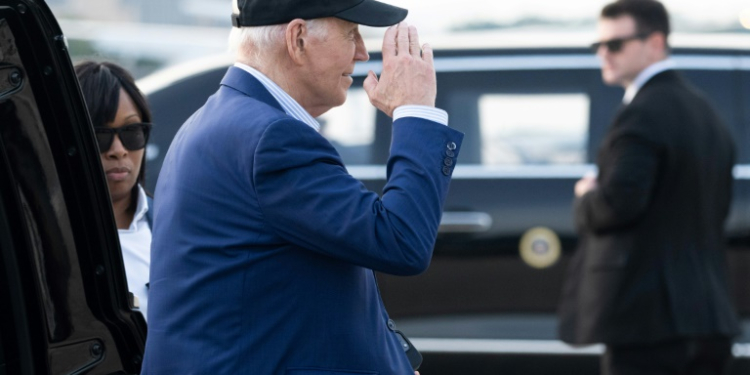 Biden is due to stay in France until Sunday. ©AFP