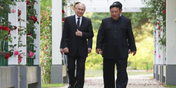 Ties between Moscow and Pyongyang have grown rapidly in recent years. ©AFP