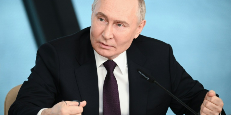 Putin was speaking at a rare press conference with foreign news outlets. ©AFP