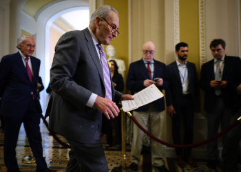 Senate Majority Leader Charles Schumer bemoaned the 'erosion of reproductive rights' / ©AFP