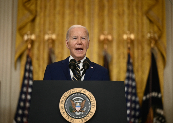 US President Joe Biden has ordered sweeping new migrant curbs to 'gain control' of the US-Mexico border / ©AFP