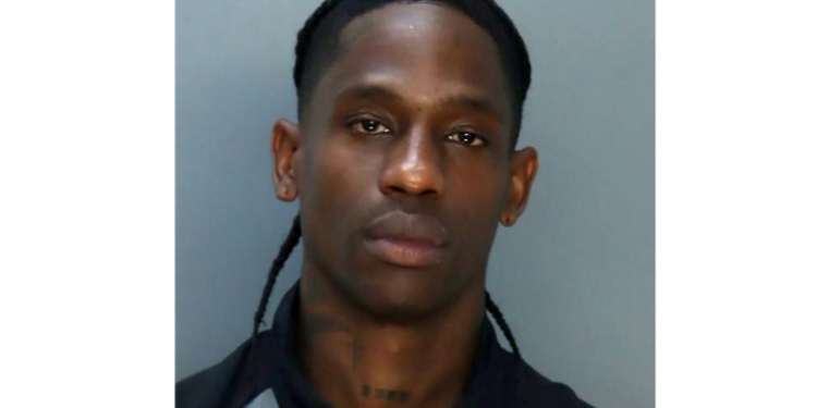 This June 20, 2024, booking photo obtained from Miami-Dade County Corrections and Rehabilitation in Miami, Florida, shows Jacques Bermon Webster II, known professionally as Travis Scott, after his arrest. ©AFP