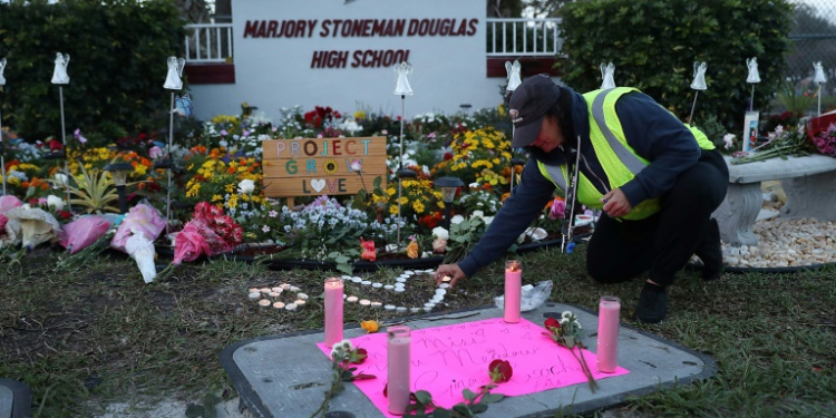 The Parkland, Florida high school shooting was one of the worst in US history. ©AFP