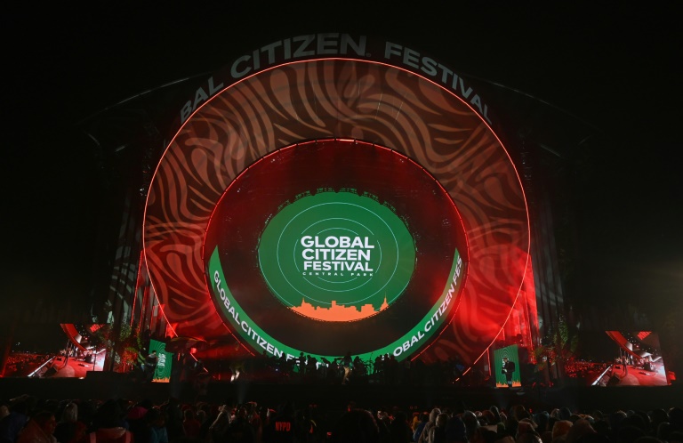 Last year's festival saw damage to Central Park after the concert went on despite a massive rainstorm. ©AFP