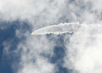 The spaceship finally blasted off from Florida on Wednesday following years of delays and safety scares -- as well as two recently aborted launch attempts, before it finally got off the ground. ©AFP