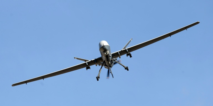 The United States routinely carries out drone flights for reconnaissance purposes. ©AFP