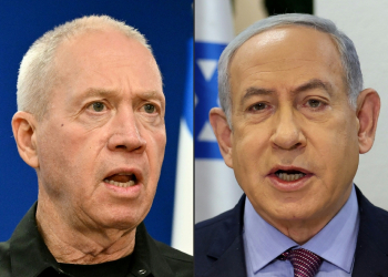 The ICC's prosecutor has said Israel's Prime Minister Benjamin Netanyahu (R) and Defense Minister Yoav Gallant (L) should be arrested on charges relating to the war in Gaza / ©AFP