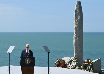 US President Joe Biden paid his respects to the fallen American heroes. ©AFP