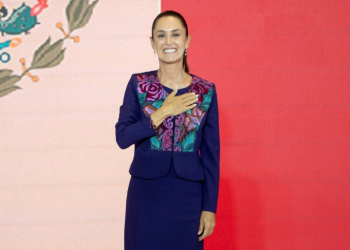 Mexican president-elect Claudia Sheinbaum celebrates after her election victory. ©AFP