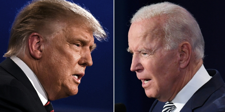 Former US president Donald Trump (L) and President Joe Biden will debate in the southern city of Atlanta as part of the final sprint to November's election / ©AFP