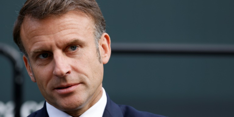 Paris stocks saw a reprieve after last week's rout, but market watchers remain nervous after French President Emmanuel Macron's decision to call snap elections. ©AFP