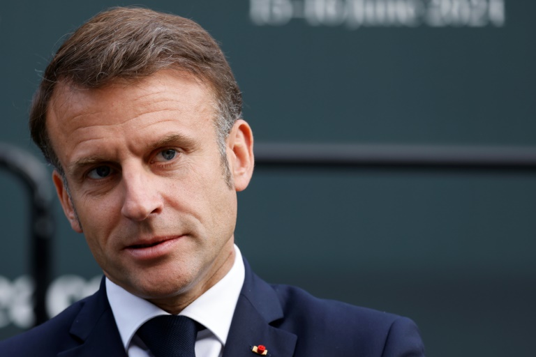 Paris stocks saw a reprieve after last week's rout, but market watchers remain nervous after French President Emmanuel Macron's decision to call snap elections. ©AFP