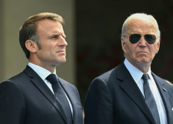 Biden is due to meet Macron for talks at the Elysee Palace in Paris. ©AFP