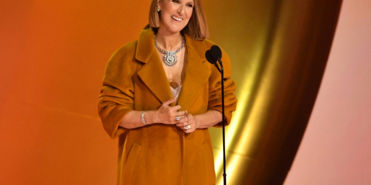 Celine Dion made a surprise appearance in February at the Grammy Awards. ©AFP