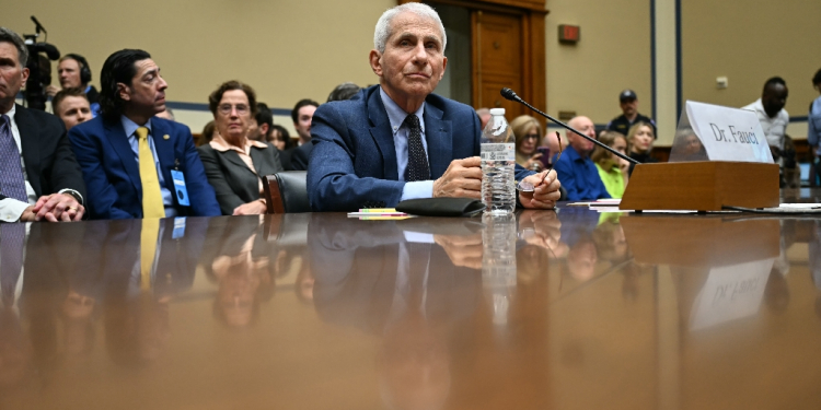 Anthony Fauci, former director of the National Institute of Allergy and Infectious Diseases, testifies at a coronavirus pandemic hearing on June 3, 2024  / ©AFP