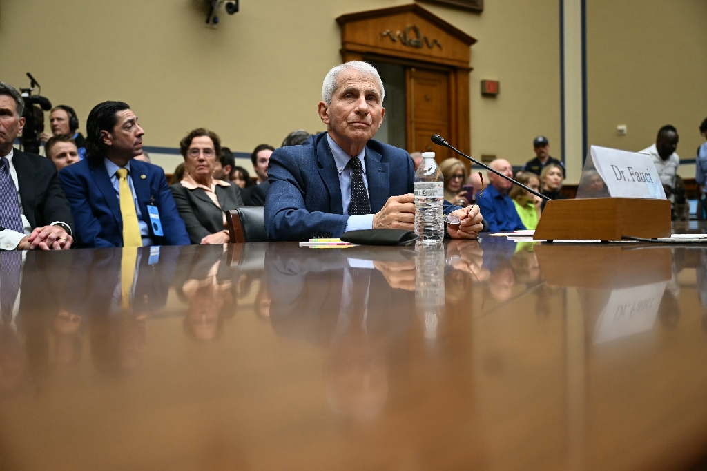 Anthony Fauci, former director of the National Institute of Allergy and Infectious Diseases, testifies at a coronavirus pandemic hearing on June 3, 2024  / ©AFP