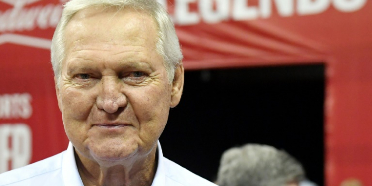 Jerry West won his only NBA title with the Lakers in 1972 and was co-captain on the 1960 Rome Olympic US basketball gold medal squad. ©AFP