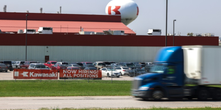 The Kawasaki subway manufacturing plant in Lincoln, Nebraska is an example of a company in the American Midwest that is turning increasingly to immigrants to fill jobs. ©AFP