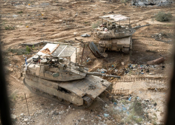 A handout picture released by the Israeli army shows tanks in Rafah, in the southern the Gaza Strip / ©AFP