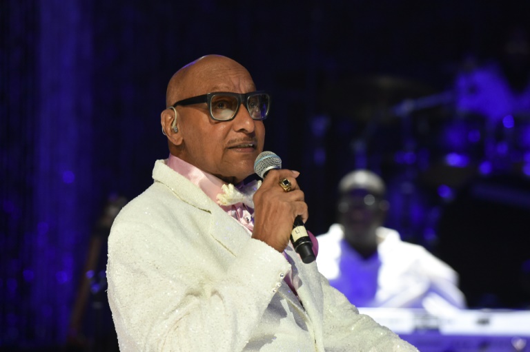 Abdul Fakir of 'The Four Tops', shown here performing in 2018 at a tribute concert to Aretha Franklin. ©AFP