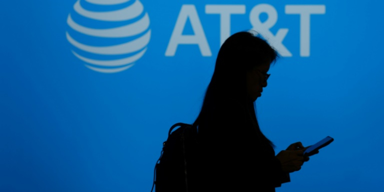 According to AT&T, the data downloaded by the hackers did not include the content of calls and messages, nor personal information such as names or social security numbers. ©AFP